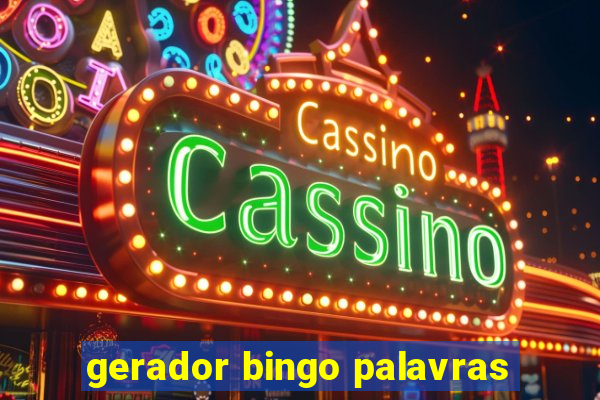 gerador bingo palavras